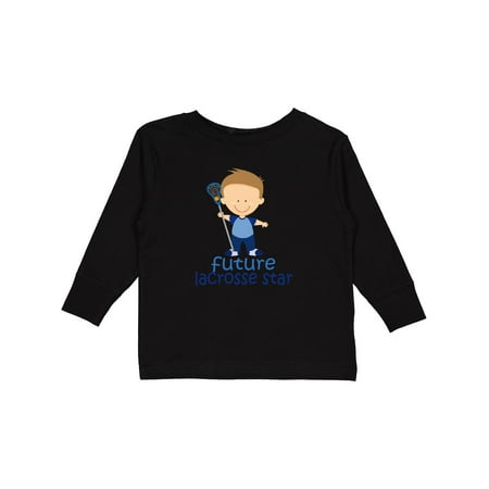 

Inktastic Future Lacrosse Star Gift Toddler Boy Girl Long Sleeve T-Shirt