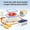 Blue, variant on 4/6pcs/Set Large Capacity Fruit Storage Containers with Removable Drain Colander, Airtight Food Keeper for Fridge & Dishwasher Safe, Extend Freshness for Berries, Fruits & Vegetables