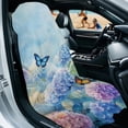 thumbnail image 2 of Xixirimido Colorful Hydrangea Butterfly Print Universal Car Towel Seat Cover for Post Gym Workout Swimming Running Soft Breathable Automotive Front Seat Protector Car Accessories, 2 of 8