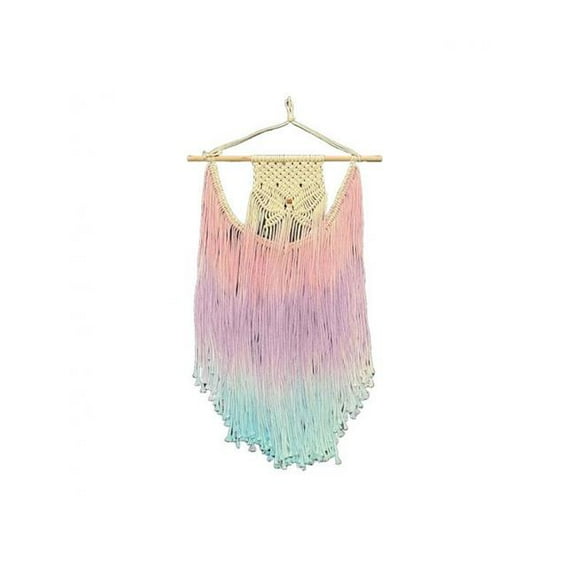 MDR Trading Inc. SC-106.55.443 Colorful Fringed Macrame Wall Decor