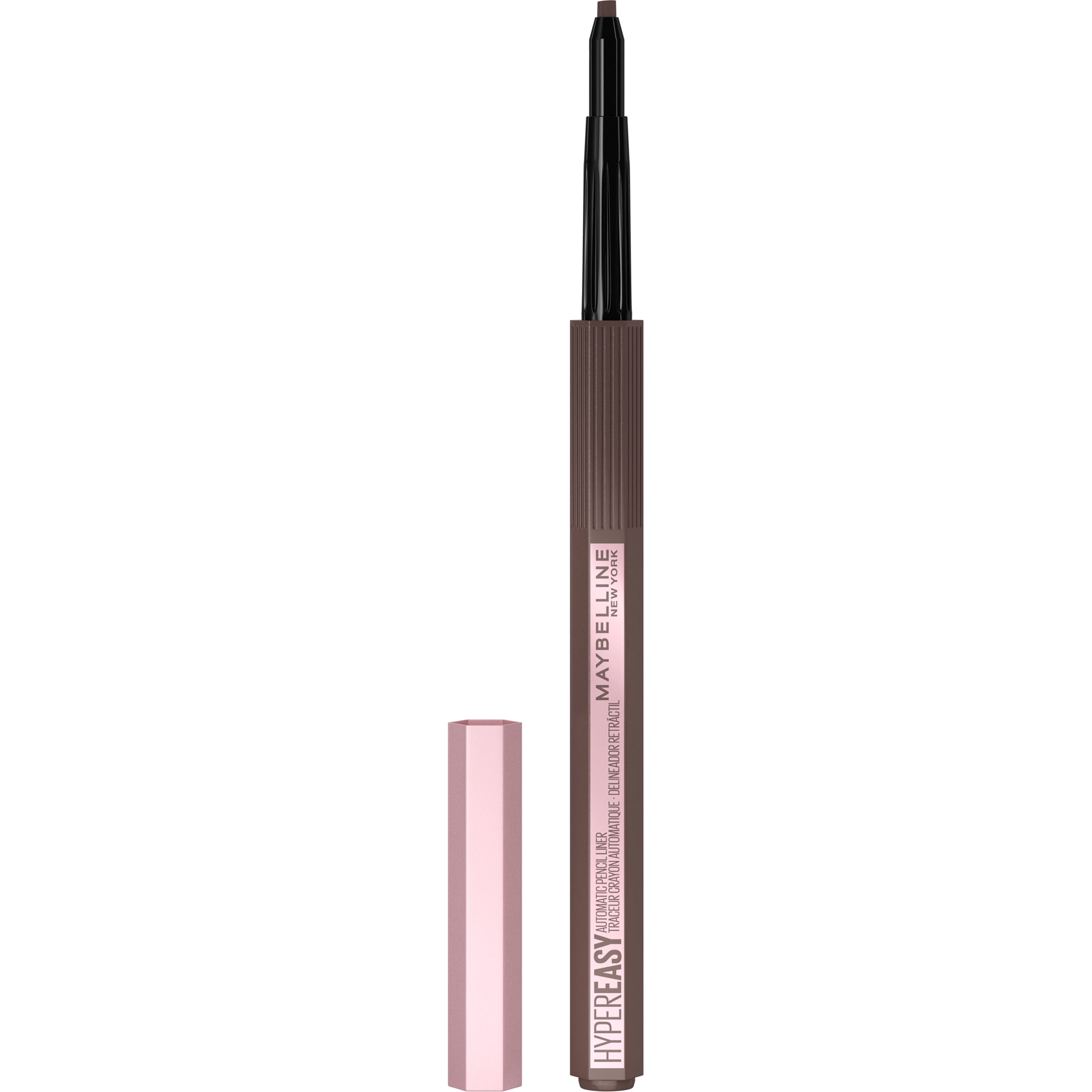 Maybelline EyeStudio Hyper Easy No Slip Pencil Eyeliner Makeup, Medium Brown