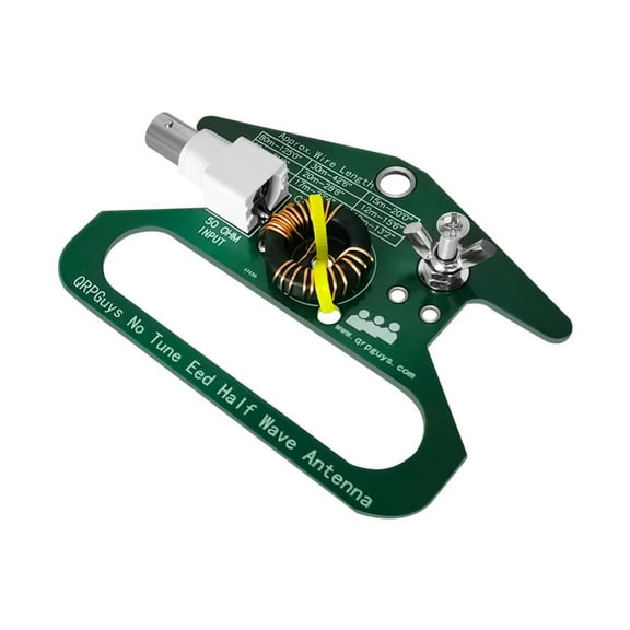 NATEFEMIN 80m 10m End Fed Half Wave Antenna Portable No Tune HF 50 Ohm Impedance Wire Antenna Multi Band Operation