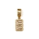 thumbnail image 5 of Collar con dije de oro laminado letra brillos E, 5 of 6
