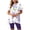 01 Purple, variant on Workout 2 Piece Sets for Women Split Side Graphic Tee Shirt Tops with Shorts Summer Lounge Vacation Travel Outfits