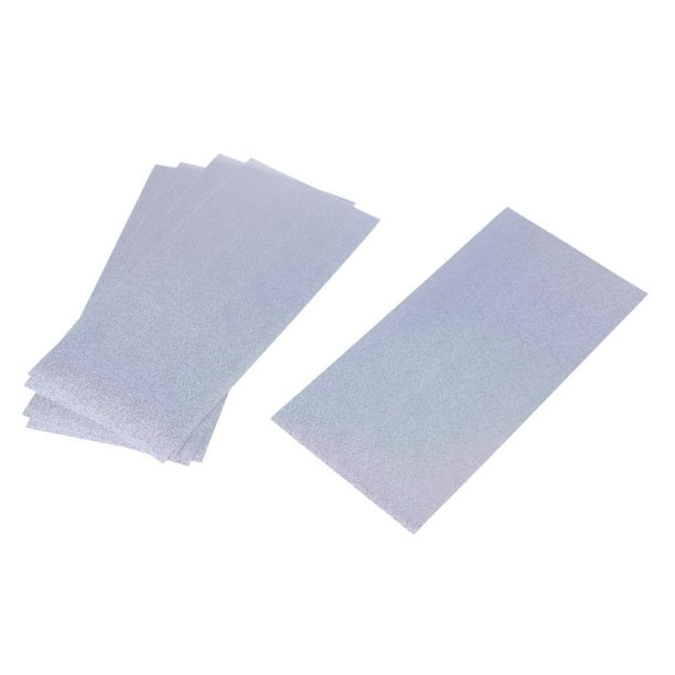 Juego De 5 Pegatinas De Pesca Cintas Reflectantes Impermeables -dixpcs 20 Cm / 3.9 X 7.9 Plata 1 kusrkot Cinta del señuelo de la pesca