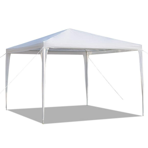 Veryke 10' x 10' Outdoor Canopy Tent, Party Tent, Wedding Patio Gazebo with Spiral Tubes, Waterproof