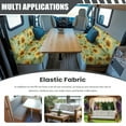 thumbnail image 3 of Yuyamidu Sunflower RV Dinette Cushion Covers Soft Camper Cushion Slipcovers Stretch RV Couch Cushion Covers Elastic Camper Couch Cover Furniture Protector for RV Camper, 3 of 7