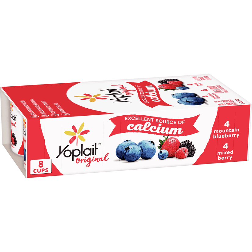 Yoplait Original Yogurt, Mountain Blueberry & Mixed Berry, Low Fat