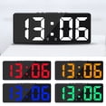 thumbnail image 4 of Creative Number Clock Color Nightlight Temperature Calendar Alarm Clock LED Large Number Electronic Clock Backlight Home Decor, 4 of 5