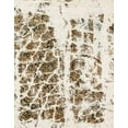 thumbnail image 1 of Ahgly Company Machine Washable Indoor Rectangle Abstract Dark Almond Brown Area Rugs, 6' x 9', 1 of 7