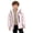 03-Pink, variant on Swanpen Boys Winter Lined Hooded Jacket, Color Block Windproof Thick Padded Coat, Warm Thermal Kids Outerwear for Cold Weather