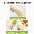 thumbnail image 6 of 5-in-1 Bottle Cleaning Brush Set – Multi-Functional Kit with Long Handle, Nipple Brush, Straw Cleaner & Corner Scrubber for Baby Bottles, Water Bottles, Vases & More, 6 of 8