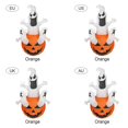 thumbnail image 4 of Calabaza inflable esqueleto juguete de calavera fantasma blanco luminoso 5,9 pies accesorios de fiesta decoración de patio luces Led, 4 of 5
