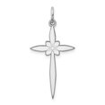 thumbnail image 1 of Pendentif Croix en Argent Sterling 925 Conçu au Laser, 1 of 2