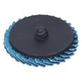 thumbnail image 2 of 10-Pack 80 Grit Zirconia Corundum Flap Discs with Rubber Backing Pad, 2, 2 of 2