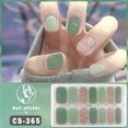 thumbnail image 2 of 14Tips DIY NAil Art Making Simple Self-Adhesive Foil Glittering French Manicure Decal Gel Nail Polish Strips Gel Nail Stickers Gel Full Nail Wraps Nail Art Stickers DARK PINK, 2 of 8
