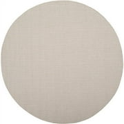 SAFAVIEH Montauk Patton Geometric Cotton Area Rug, Ivory/Green, 4' x 6'