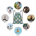thumbnail image 6 of Daiia Colorful Cow Pattern Drawstring Backpack, Gym Bag, Lightweight Backpack, Water-Resistant Bag Travel Sports Backpack, Fitness Bag, Yoga Bag-Small, 6 of 6