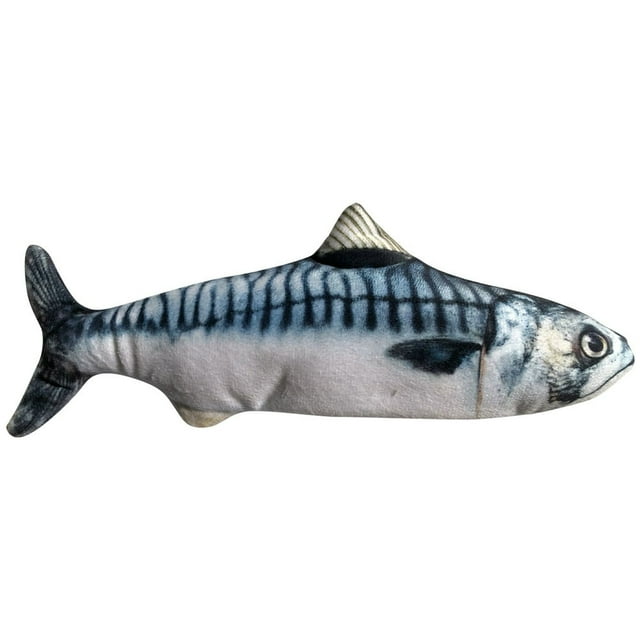 Jouet pour Chat Poisson Électrique Poisson Saut Simulé Automatique Jouet en Peluche USB Interactif Rechargeable Jouet à Mâcher