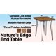 thumbnail image 5 of Mesa auxiliar Jofran Nature's Edge de madera maciza moderna, 5 of 5