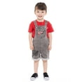 thumbnail image 4 of Hot Wheels Toddler Boy Denim Shortall and Short Sleeve Tee Set, 2-Piece, Sizes 12M-5T, 4 of 10