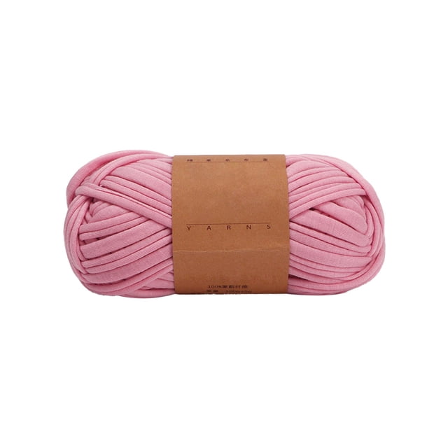 MOQIN Beginners Crochet Yarn Cotton Yarn for Beginners Crocheting and Knitting with Easy to See Stitches Cotton Nylon Blend Yarn for Beginners Crochet Kit Making