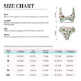 thumbnail image 4 of Kdxio Paisley Print Women's 2 Piece High Waisted Wrap Spaghetti Strap Summer Swimsuit Bikini Set-Large, 4 of 7