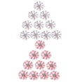 thumbnail image 1 of 20 Piezas de Botones Decorativos de de Imitación de Flores con Espalda Plana Conjunto de 2 Colores Rosa Y, 1 of 9