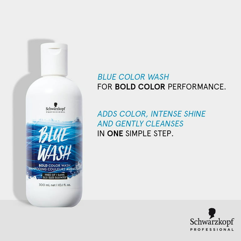 Schwarzkopf Bold Colour Wash Shampoo, Blue, 0.35 kg