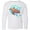 AA-White, variant on Inktastic Key West, Florida Swimming Sea Turtle with Bubbles Long Sleeve Youth T-Shirt