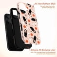 thumbnail image 4 of Halloween Ghost Pumpkin Phone Case, Cute Spooky Aesthetic Protective iPhone Cover for iPhone 17 16 15 14 13 12 11 Pro Plus Mini, 4 of 6