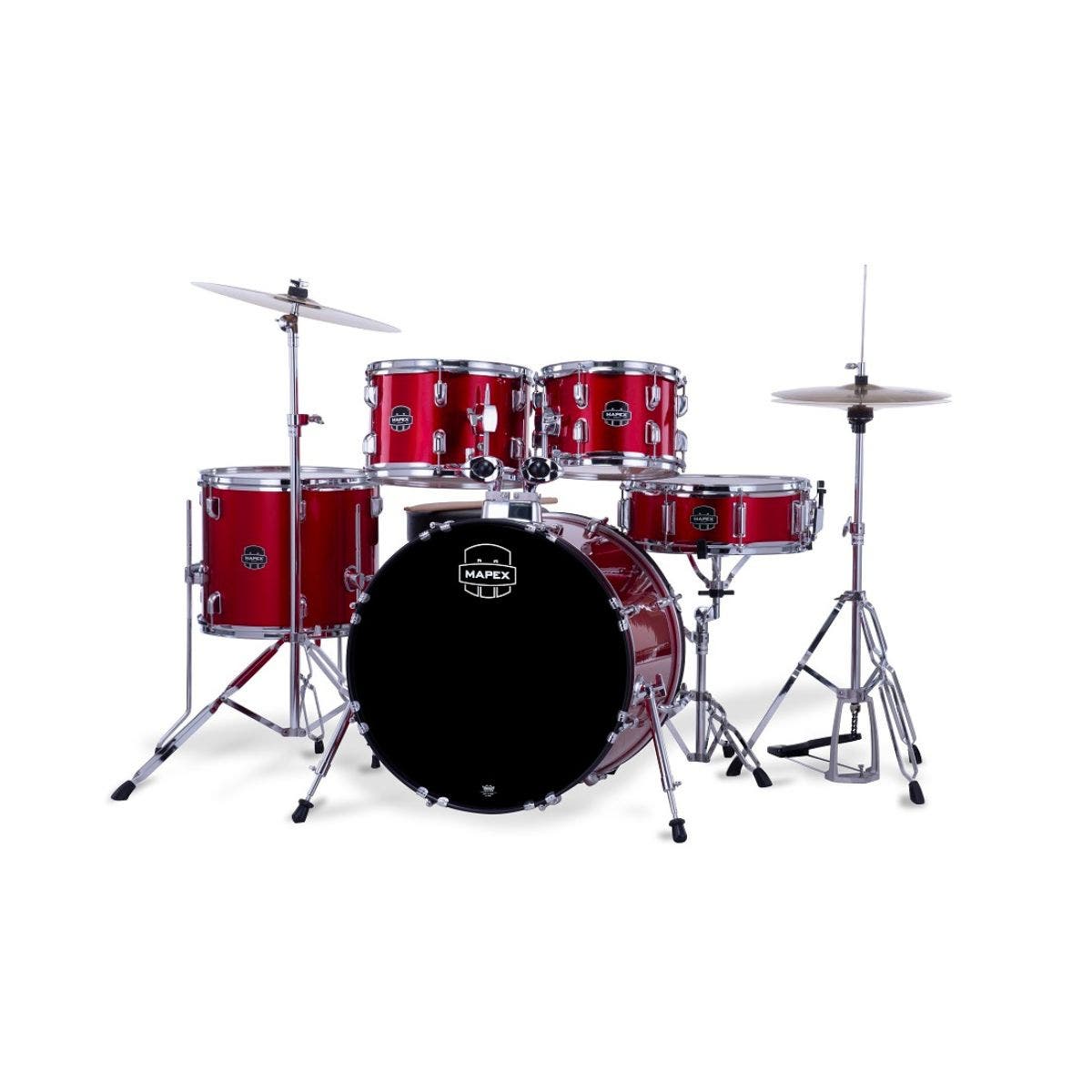 Mapex Comet 5-Piece Drum Set 20" Bass Drum, Infra Red