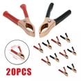 thumbnail image 3 of 20 Pcs Pinces de Batterie de Voiture 30A Pinces Crocodiles Outils de Réparation de Chargeur, 3 of 9