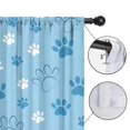 thumbnail image 4 of Blackout Kids Curtains,Blue Dog Paw Footprint Childrens Insulated Curtains Set Of 2,Bedroom Essentials,Toddler Room Decor 52"x63"(132x160cm), 4 of 4