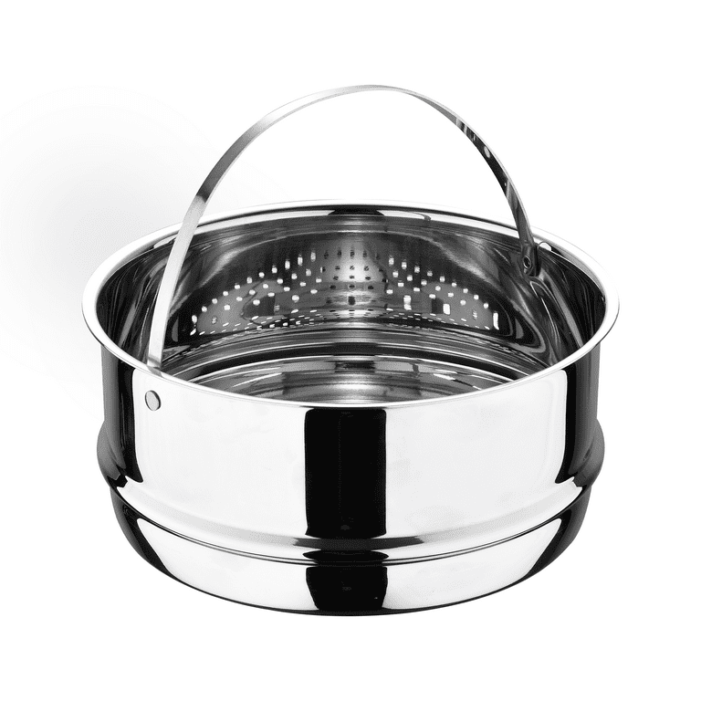 Gourmet by Bergner - 5 qt Stainless Steel Dutch Oven with Vented Glass Lid, 5 Quarts, Polished, Size: 5qt