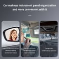 thumbnail image 2 of NATEFEMIN Car Sun Visor Makeup Mirror LED Touch Control 3 Light Mode Type C Rechargeable 1200mAh for Universal Vehicle Cosmetic Mirror Use, 2 of 7