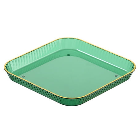 

Kohagoki Square Spit Bone Dish Household Dining Table Garbage Plate Nordic Style Transparent Plastic Fruit Snacks Dish Tableware