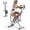 SDJ-Silver, variant on Simenmax Adjustable Weight Bench for Home Gym, 9-Position Incline/Decline, Foldable, Heavy Duty Workout Bench for Full Body Training (Chest, Legs, Abs, Dumbbell Exercises)