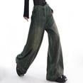 thumbnail image 6 of Women Baggy Jeans With High Waist Straight Wide Leg Denim Trousers Vintage Jeans 90s Streetwear Jeans Straight Leg Pants Loose Fit Boyfriend Pants, 6 of 9