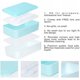 thumbnail image 4 of Bento Box Caja de almacenamiento de alimentos Accesorios de cocina Fiambrera de doble capa (18,5*10,5*10,6 cm) Azul claro Sailing Electrónica, 4 of 5