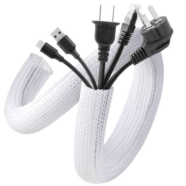 Funda para cables AGPTEK, organizador de cables, gestión de cables, 3 m