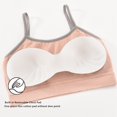 thumbnail image 4 of Uccdo 5-Pack Girls Padded Training Bra Teens Big Girls Wireless Sports Bras Cami Crop Bralette Vests, 4 of 8