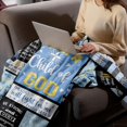 thumbnail image 4 of Christian Gifts for Women Blanket 60"x50" - I Am a Child of God Blankets - Inspirational Religious Birthday Gifts - Baptism Confirmation Gifts for Girls - Catholic Spiritual Gifts for Women, 4 of 5