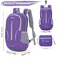thumbnail image 2 of Mochila Plegable Ultraligera ZOMAKE 25L Resistente al Agua, 2 of 7