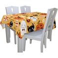thumbnail image 4 of Coolnut Tablecloth Halloween Holiday Symbols Modern Table Cover for Home Decoration, Spill Proof Cloth Washable for Dinner Picnic, 60"x120", 4 of 6