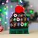 thumbnail image 3 of Gorro de Navidad LED nuevo 2024, gorro de punto con luz LED intermitente creativo, gorro de punto de color cálido para invierno, regalo de Navidad, 3 of 5