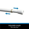 thumbnail image 4 of Mainstays 7/16" Adjustable Tension Curtain Rod, 28-48", White, 4 of 6