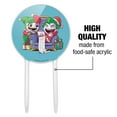 thumbnail image 6 of Acrylic Harley Quinn and Joker Naughty List Cake Topper Party Decoration for Wedding Anniversary Birthday Graduation, 6 of 7