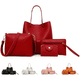 thumbnail image 1 of Bolso Casual Para Mujer 4 Piezas Rojo Malubero Mali1866, 1 of 3