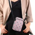 thumbnail image 4 of HELLHERO Colorful Daisy Field Crossbody Small Crossbody Bags with 2 Zippers Travel Crossbody Purse Stylish Polyester, 4 of 7